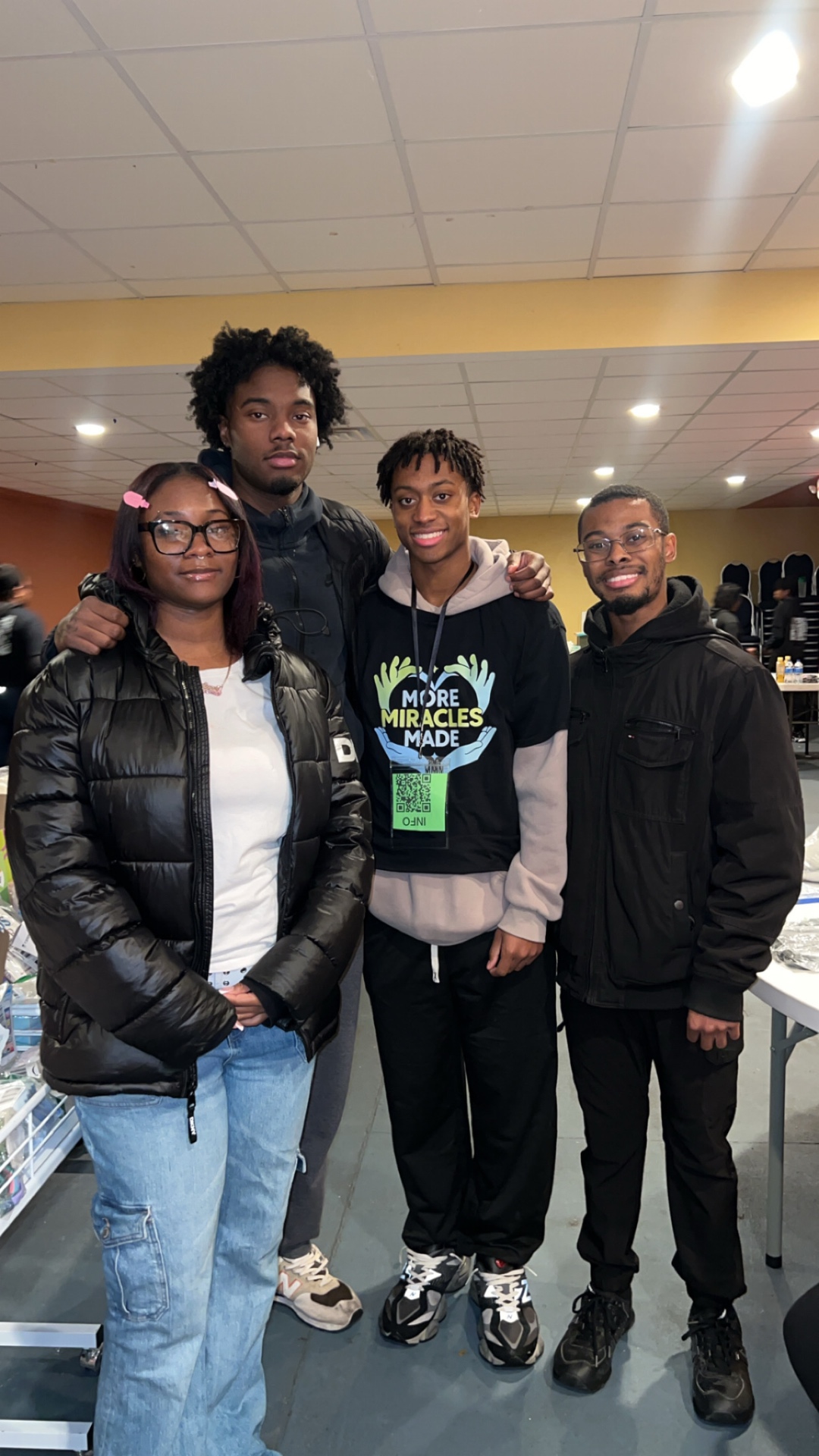 Young volunteers showing up strong